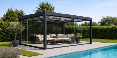 Vapaasti seisova pergola