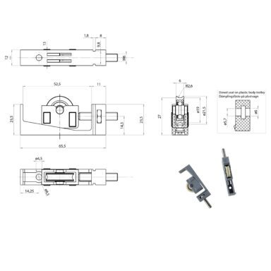 Säädettävä pyörä 2-kpl Halle