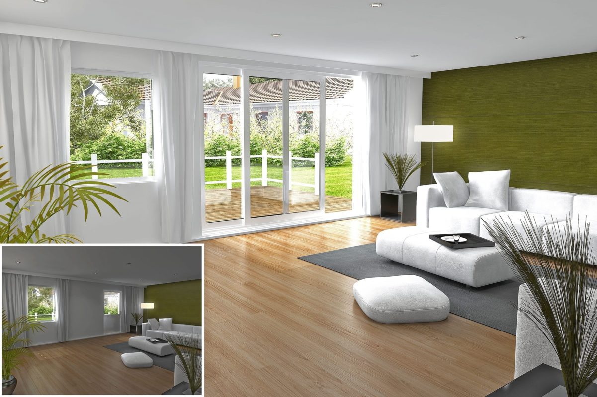 halle fasad glasparti ger fantastiskt ljusinsläpp i hus