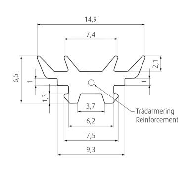 Tiivisteprofiili - Gummilist