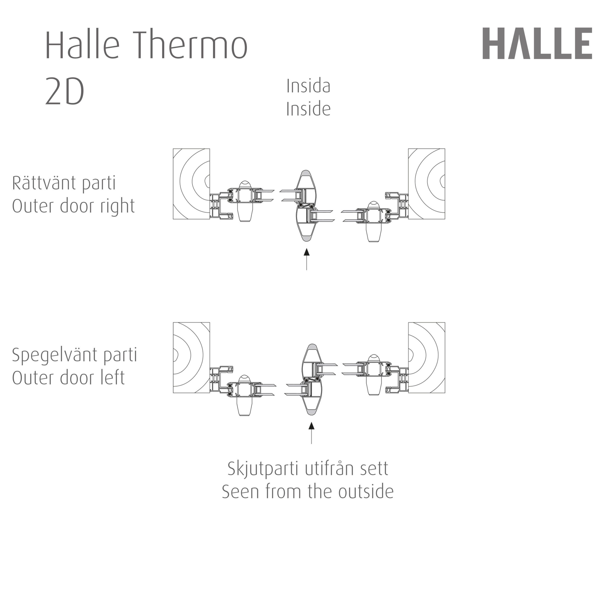 HALLE THERMO 2-OSAINEN ERIKOISMITTAINEN LIUKUOVIELEMENTTI - Image 17